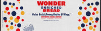 Vintage bread wrapper WONDER dated 1948 Berkeley San Francisco California unused