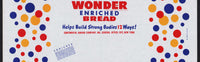Vintage bread wrapper WONDER dated 1948 Continental Baking Rye NY new old stock