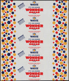 Vintage bread wrapper WONDER WHITE dated 1948 Salt Lake City Ogden Utah unused