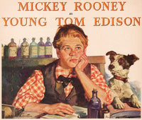 Vintage magazine ad YOUNG TOM EDISON movie 1940 MGM starring Mickey Rooney
